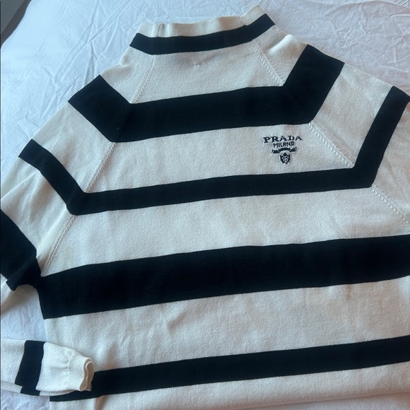Prada 2022 striped logo knit - Picture 2 of 12